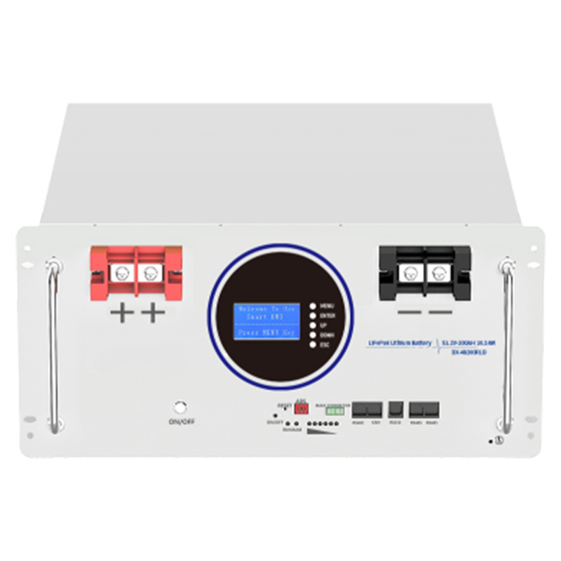 Batteria al litio montata su rack